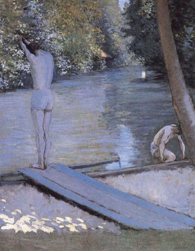 Gustave Caillebotte Canoeing Norge oil painting art